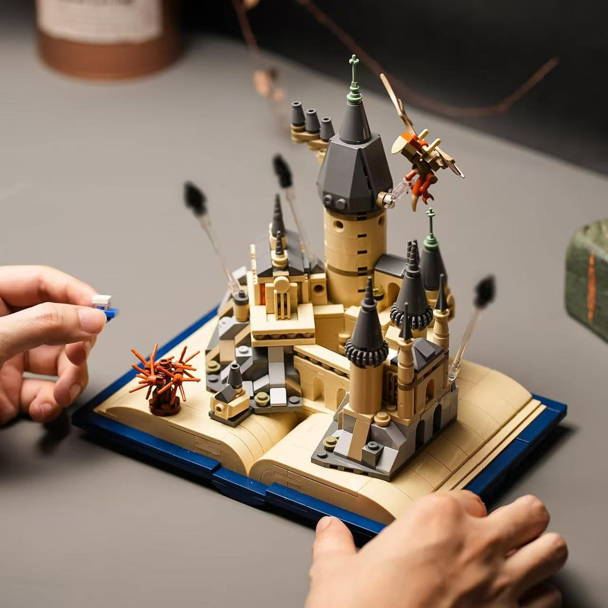 Castle book building blocks set